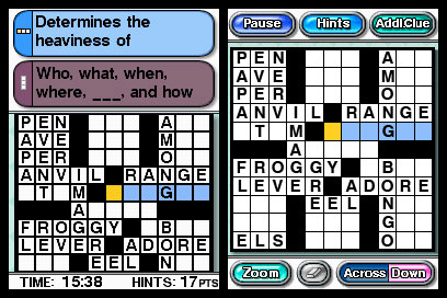 Jeux de lettres sur Nintendo DS