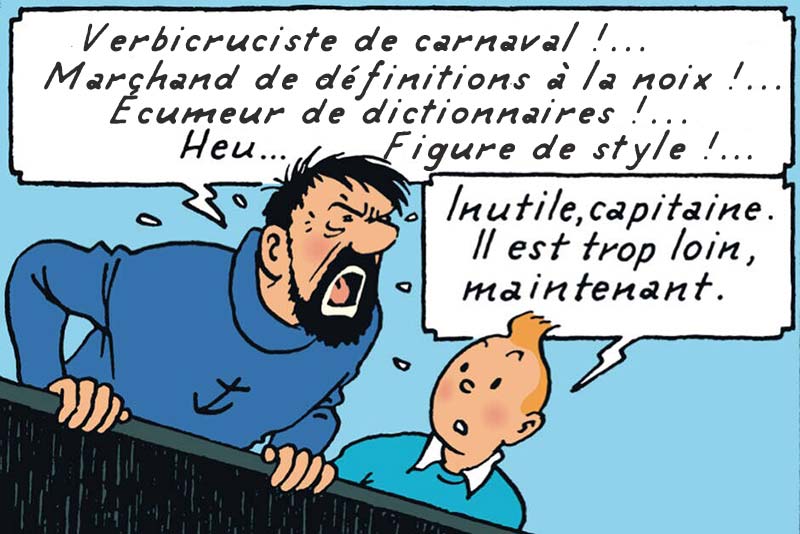 Bordée de jurons du capitaine Haddock